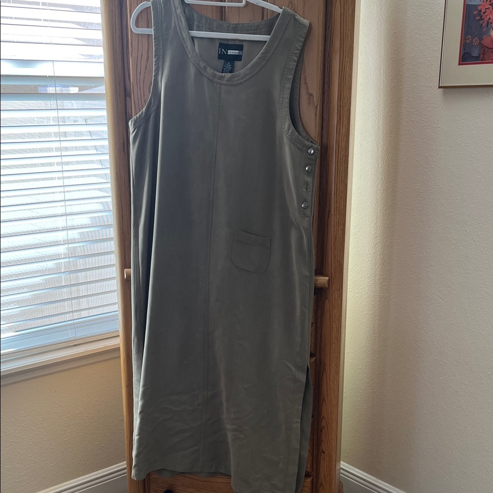 Women's Olive Jumper Dress